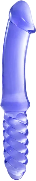 24cm Double Ended Dildo Jelly Ribbed 9.5