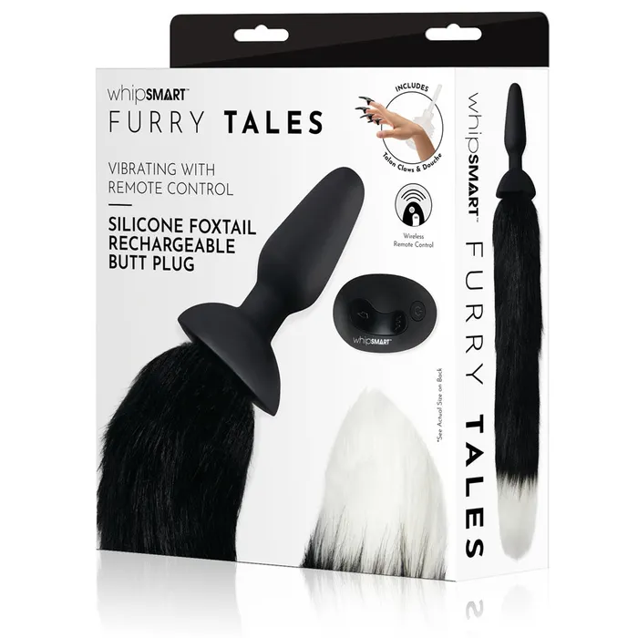 Anal Whip Smart WhipSmart Furry Tales Silicone Foxtail Rechargeable Butt Plug