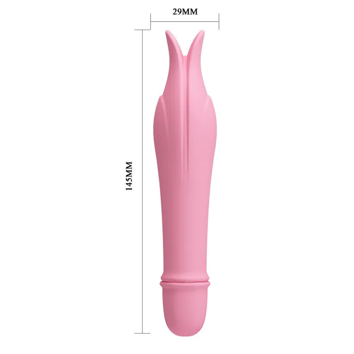 Battery Vibrator Pink 137mm - Edward | Pretty Love Vibrators