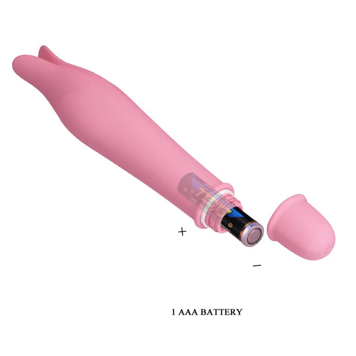 Battery Vibrator Pink 137mm - Edward | Pretty Love Vibrators