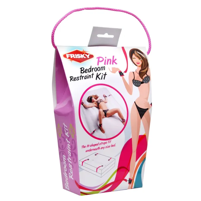 Bedroom Restraint Kit Pink Frisky Vibrators