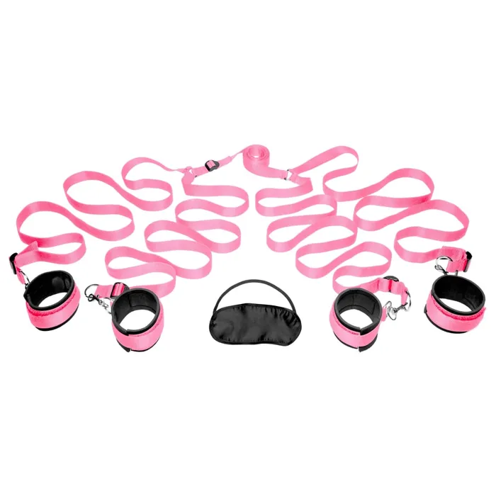 Bedroom Restraint Kit Pink | Frisky Vibrators