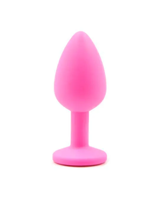 Blissfully Bound Anal Gemmed Silicone Anal Plug 28 Inch