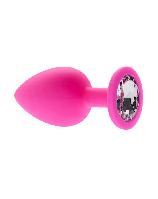 Blissfully Bound Anal | Gemmed Silicone Anal Plug - 2.8 Inch