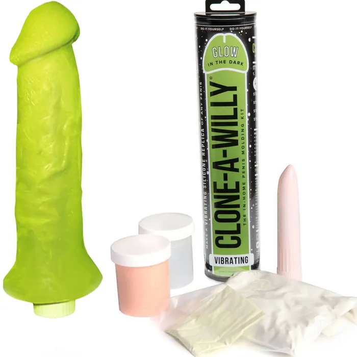 CloneAWilly Kit Green Glow In The Dark Empire Labs Dildos