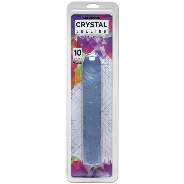 Dildos | Crystal Jellies 10 in Classic Dong Clear