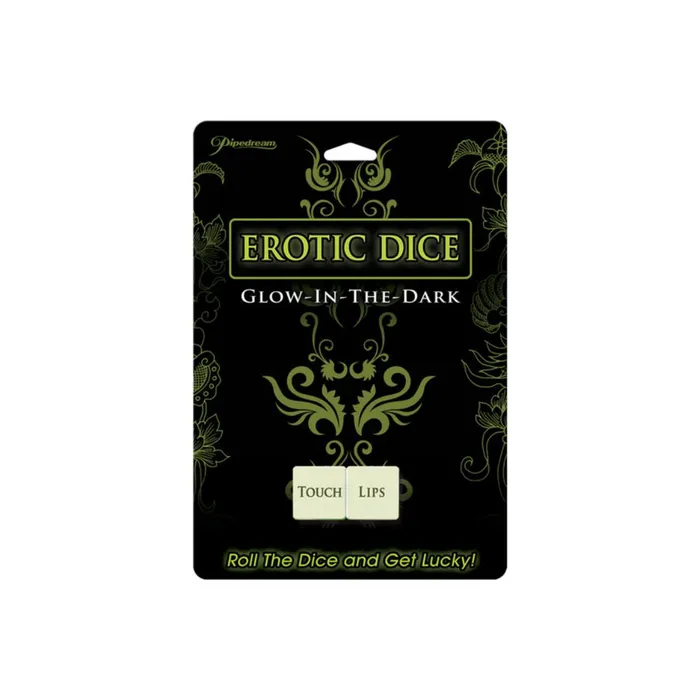 Dildos Erotic Dice Glow In The Dark PIPEDREAM