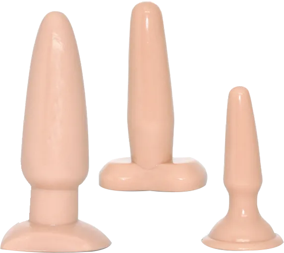 Dildos | Excellent Power Vanilla Dip Butt Plugs (Flesh)