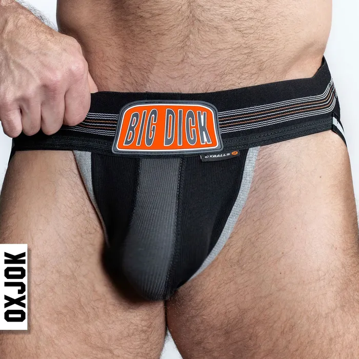 Dildos OXJok Bulger the Big Pouch Jock Black Iron Large