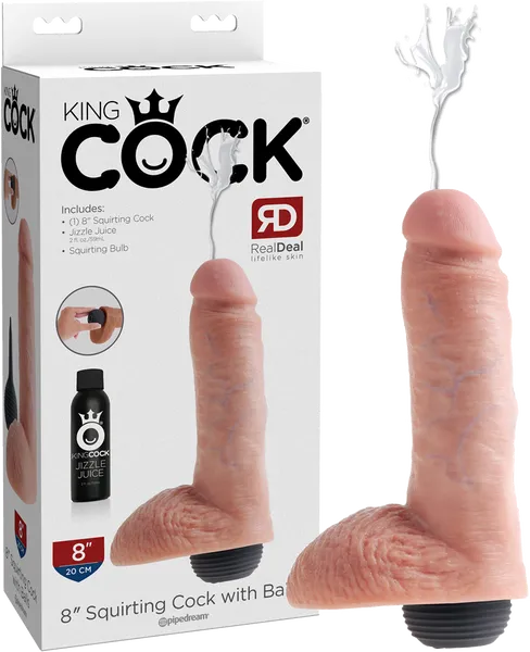 Dildos Pipedreams Pipedream King Cock 8 Squirting Cock Dildo Ejaculating Dong Flesh Sex Toy Dildos Pipedreams Pipedream King Cock 8 Squirting Cock Dildo Ejaculating Dong Flesh Sex Toy