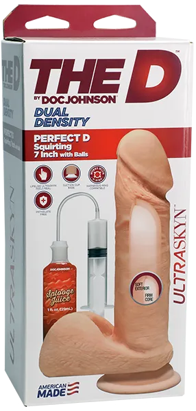Doc Johnson Perfect D Squirting ULTRASKYN 7 Flesh Dildos
