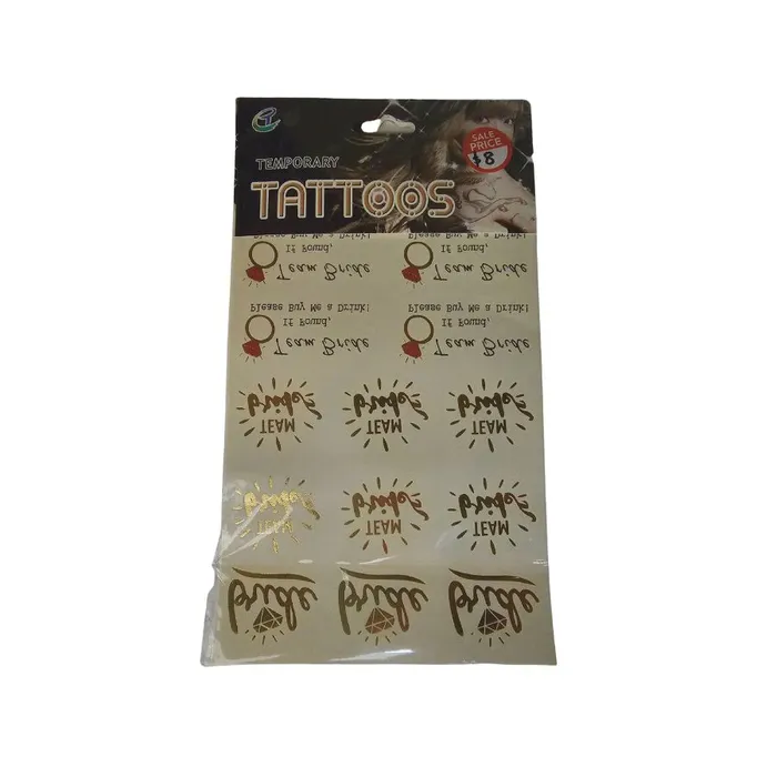 Get On Top Adult Shop Vibrators Temporary Tattoos Team Bride