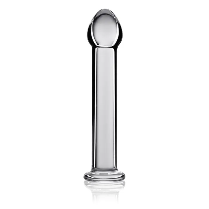 Glass Romance 1 Clear 7in Glass Romance Dildos