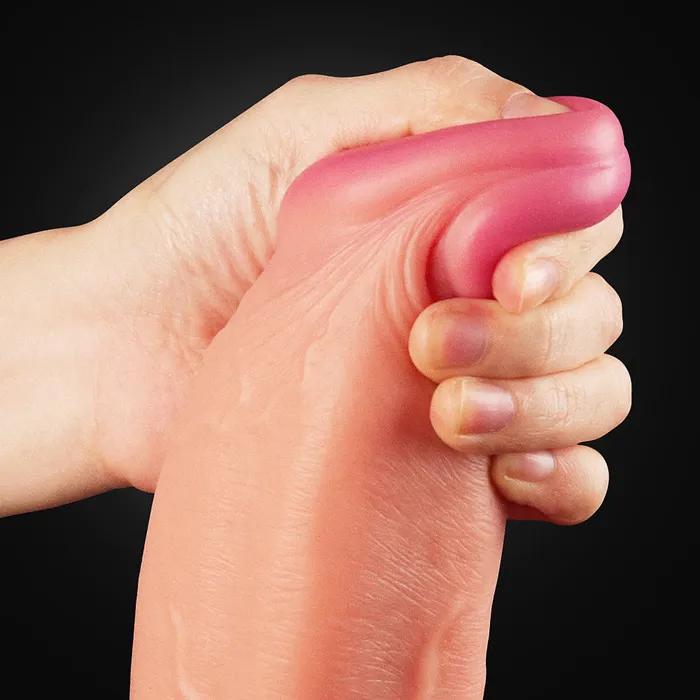 Lovetoy Nature Cock 12” King Size Dual-Layer Silicone Dildo Realistic Sex Toy | Lovetoy Female Sex Toys
