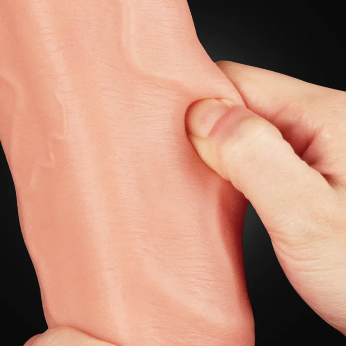 Lovetoy Nature Cock 12” King Size Dual-Layer Silicone Dildo Realistic Sex Toy | Lovetoy Female Sex Toys