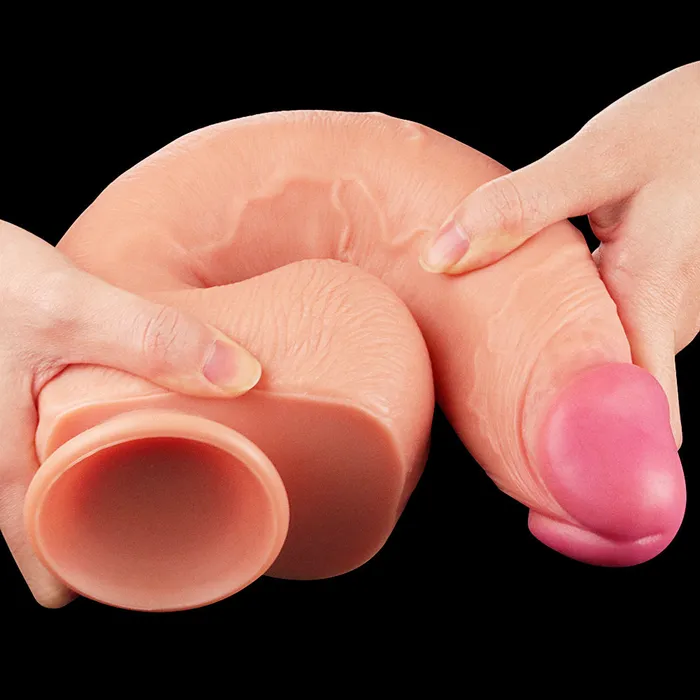 Lovetoy Nature Cock 12” King Size Dual-Layer Silicone Dildo Realistic Sex Toy | Lovetoy Female Sex Toys