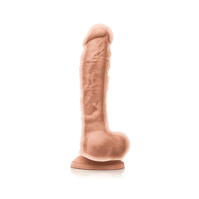 nsnovelties Dildos Colours Dual Density 8 Inch Dildo White