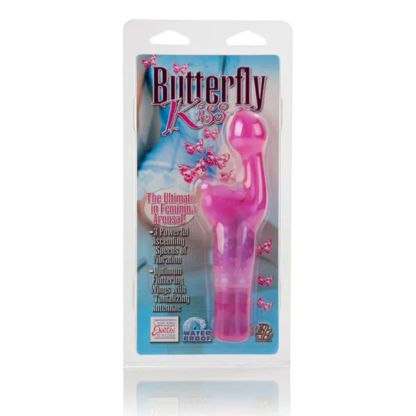 Pink Butterfly Kiss Vibrator | California Exotic Novelties Vibrators Pink Butterfly Kiss Vibrator | California Exotic Novelties Vibrators