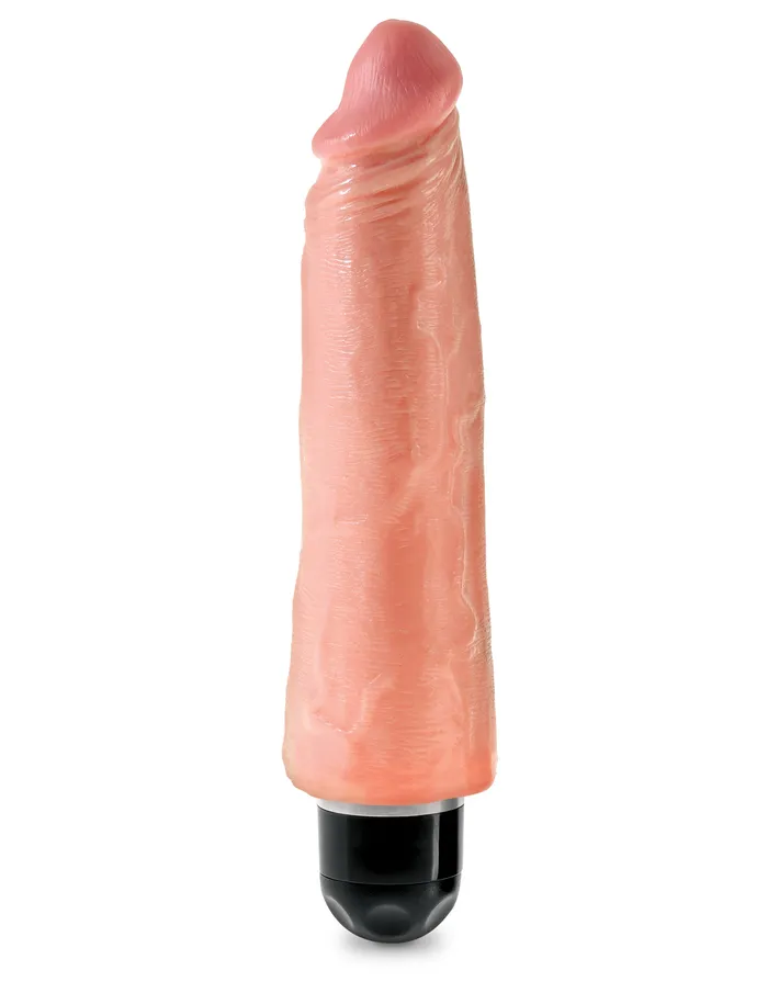 Pipedream Dildos King Cock 8 Inch Vibrating Stiffy Flesh