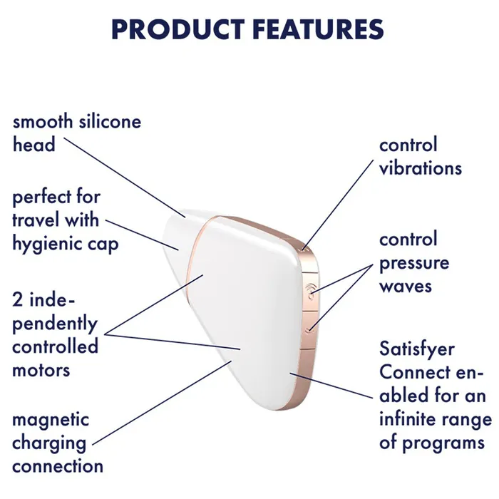 Satisfyer Love Triangle APP Control Clitoral Stimulator Sucker USB Vibrator | Satisfyer Vibrators