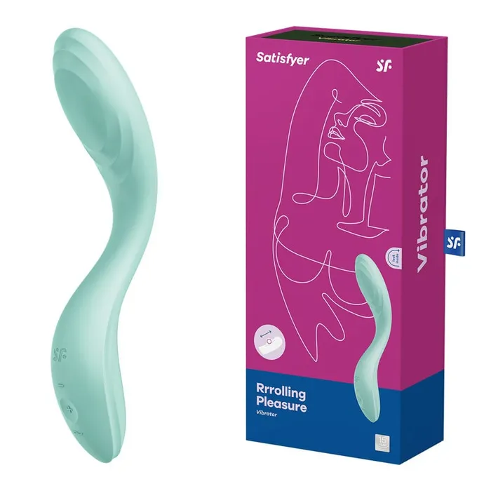 Satisfyer Rrrolling Pleasure Mint USB Rechargeable Vibrator Satisfyer Vibrators