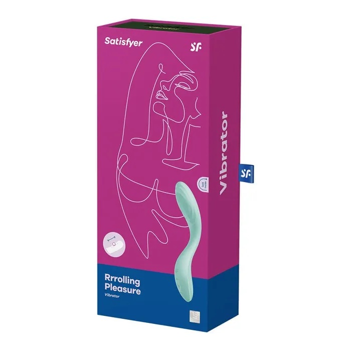 Satisfyer Rrrolling Pleasure - Mint USB Rechargeable Vibrator | Satisfyer Vibrators Satisfyer Rrrolling Pleasure - Mint USB Rechargeable Vibrator | Satisfyer Vibrators