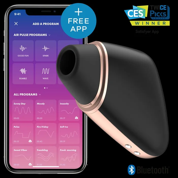 Satisfyer Vibrators | Satisfyer Love Triangle Black