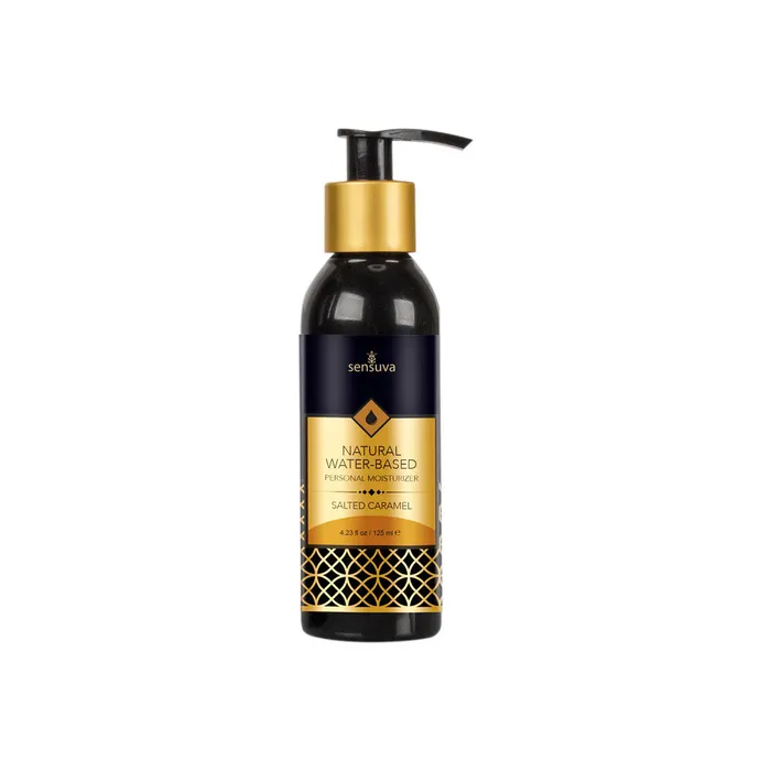Sensuva Vibrators Natural WaterBased Personal Moisturizer 423 Fl Oz Salted Caramel