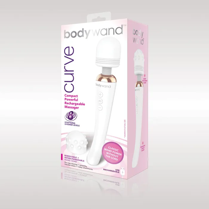 Vibrators Bodywand Bodywand Curve Rechargeable White
