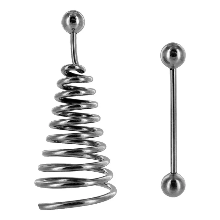 Vibrators | Nipple Spiral Extender and Barbel - Master Series Vibrators | Nipple Spiral Extender and Barbel - Master Series