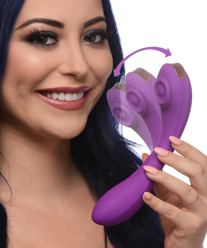 Vibrators Pose Plus 10X Pulsing Bendable Silicone Vibrator Inmi