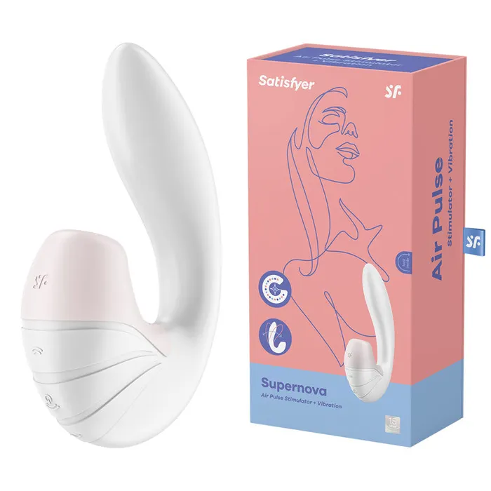 Vibrators Satisfyer Satisfyer Supernova 2in1 GSpot Vibrator Clitoral Stimulator Sucker Sex Toy