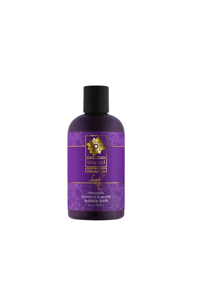 Vibrators Sliquid Sliquid Soak Luxurious and Gentle Bubble Bath Limoncello 85 Oz