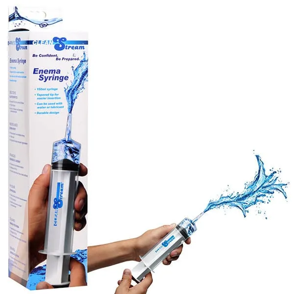 Vibrators XR Brands CleanStream 150ml Enema Syringe Cleanser Syringe