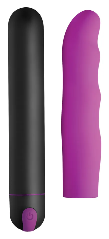 Xl Bullet and Wavy Sleeve Purple XR Brands Bang Vibrators