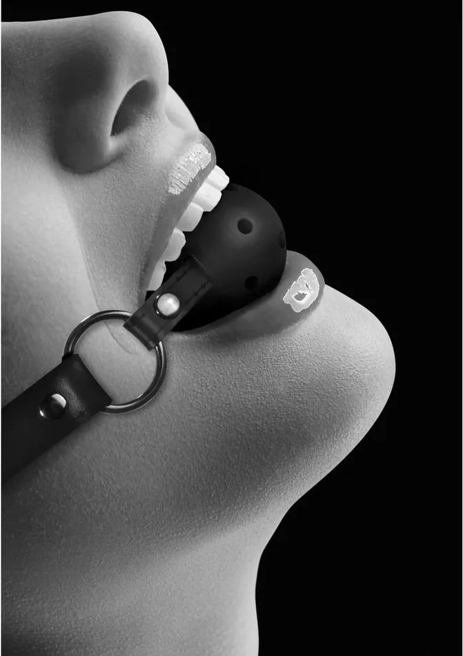 Couples | Ouch! Ouch! Breathable Ball Gag with Bonded Leather Straps