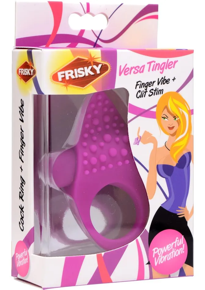 Frisky Female Sex Toys | Frisky Versa Tingler Finger Vibrator and Clit Stimulator