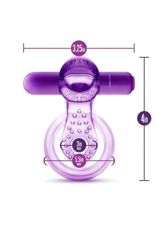 Play with Me Couples | Play with Me Lick It Vibrating Double Strap Cock Ring