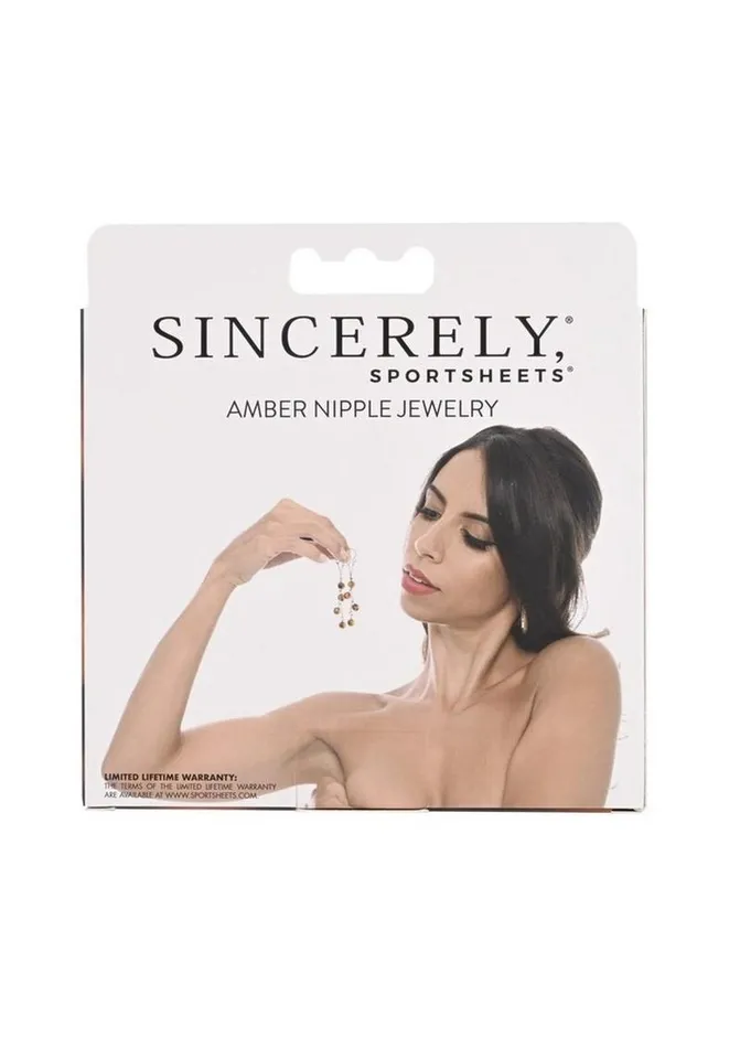 Sincerely Nipple & Clitoral Toys | Sincerely Amber Nipple Jewelry
