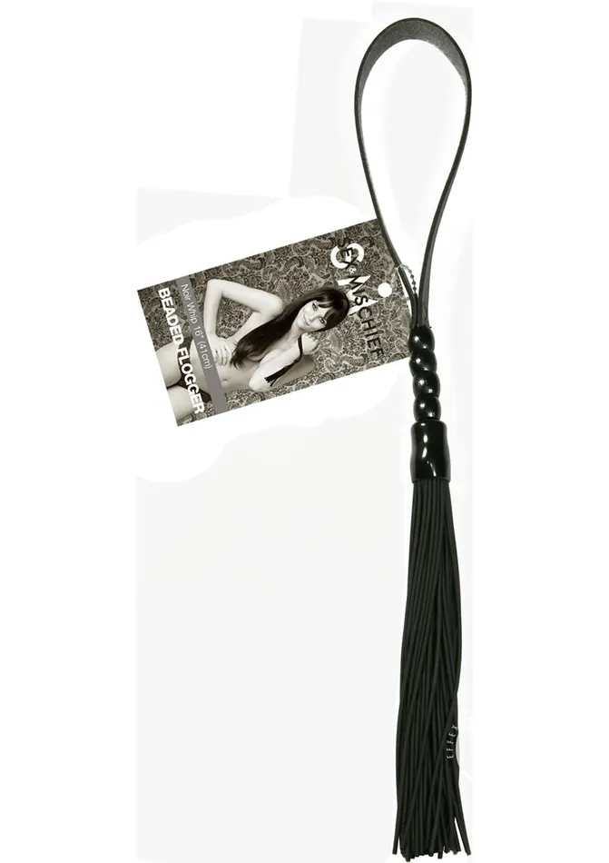 Sportsheets International,inc. Anal | Sandm Beaded Flogger - Noir