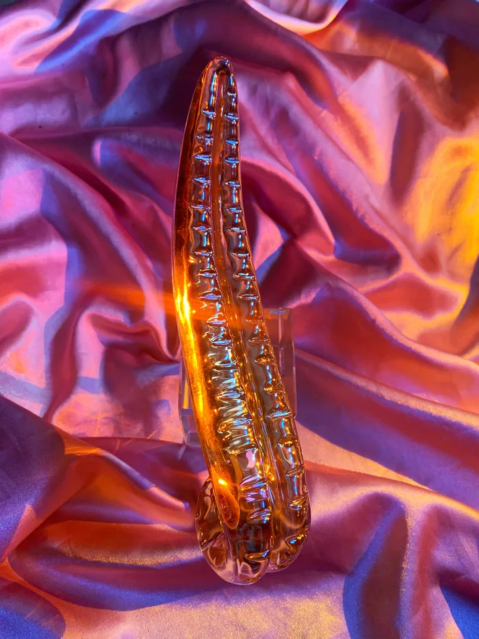 BEAUGLYFUL Dildos | 🦑 Golden Glass Tentacle Dildo 🦑 BEAUGLYFUL Dildos | 🦑 Golden Glass Tentacle Dildo 🦑